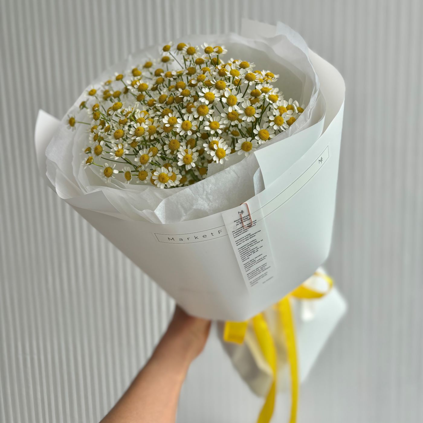 БУКЕТ-КОМПЛИМЕНТ ИЗ РОМАШЕК