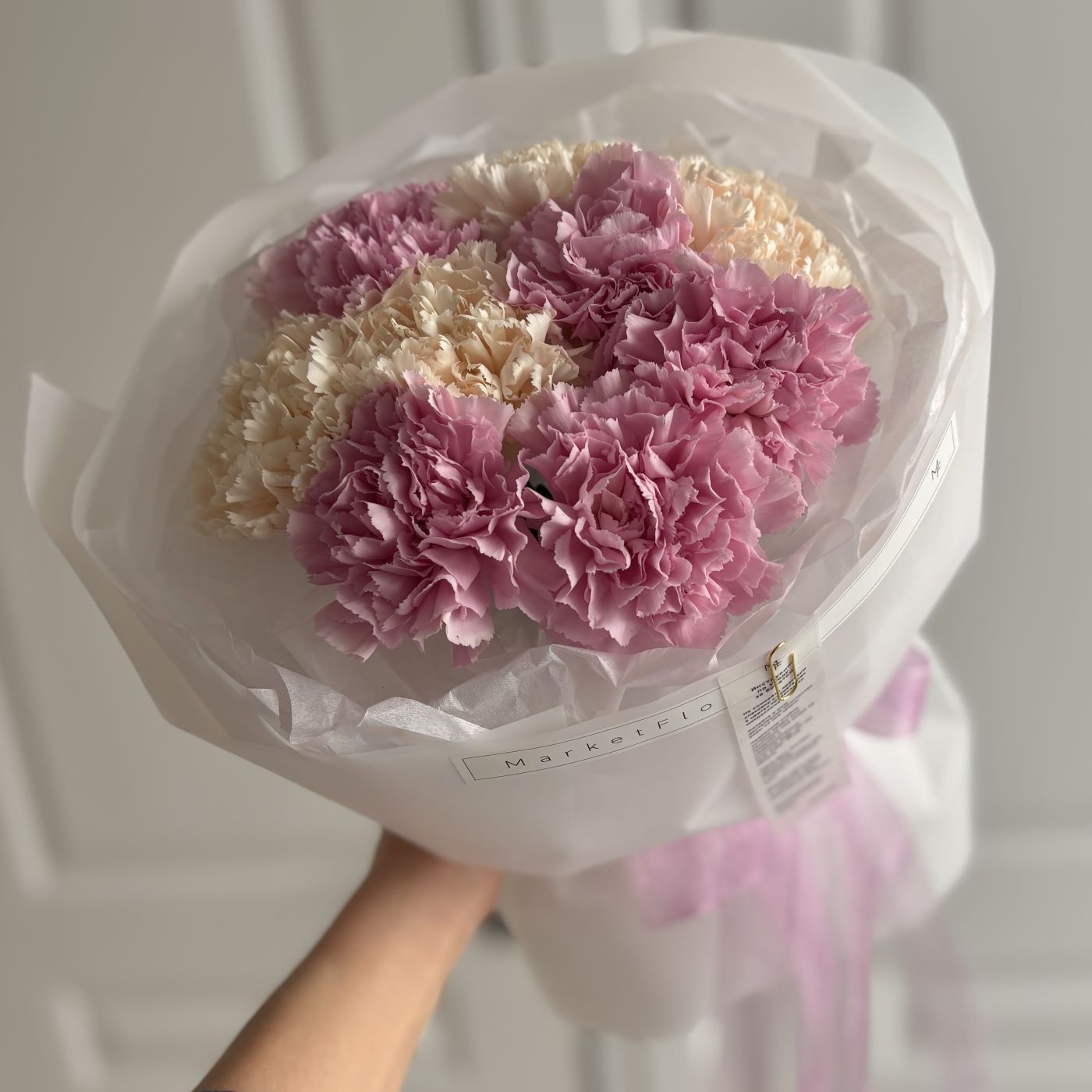 БУКЕТ С ДИАНТУСАМИ