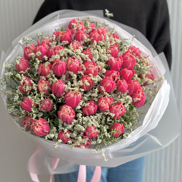 БУКЕТ ИЗ ТЮЛЬПАНОВ