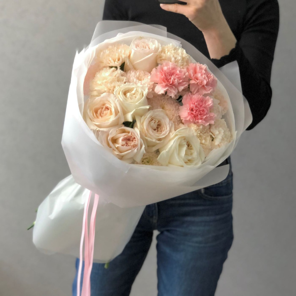 БУКЕТ "МОЛОЧНОЕ СУФЛЕ"