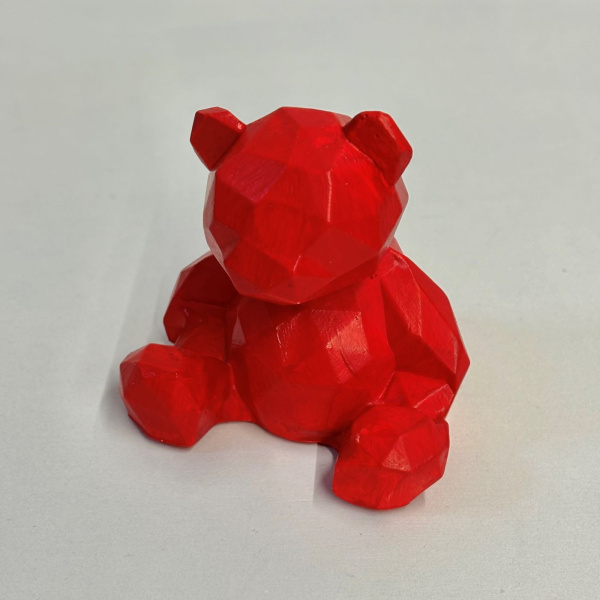 МИШКА ГИПСОВЫЙ КРАСНЫЙ МИШКА ГИПСОВЫЙ КРАСНЫЙ