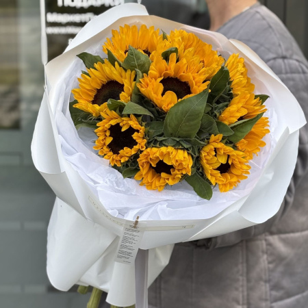 БУКЕТ ИЗ ПОДСОЛНУХОВ