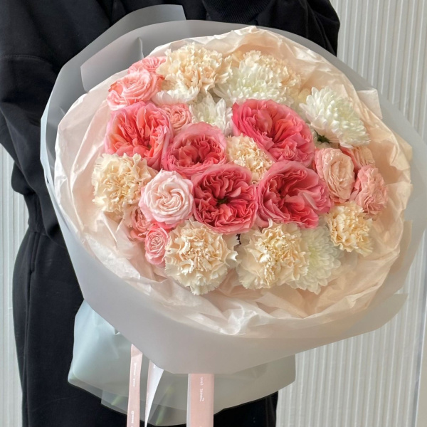 БУКЕТ ЦВЕТОВ "МАНДАРИН" БУКЕТ ЦВЕТОВ "МАНДАРИН"