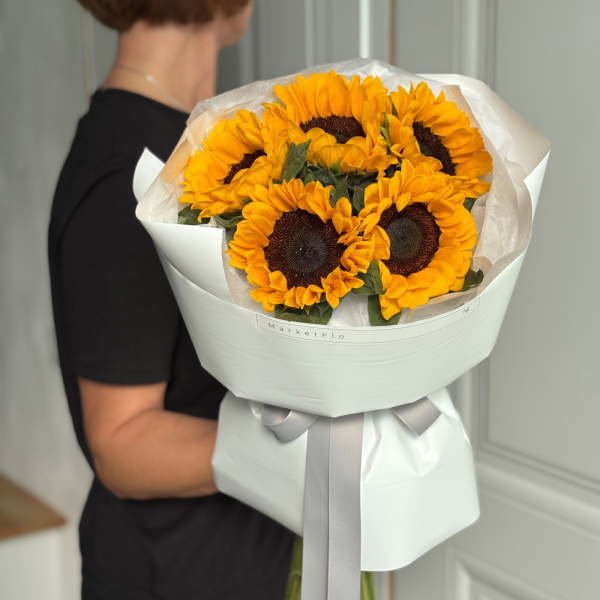 БУКЕТ ИЗ ПОДСОЛНУХОВ