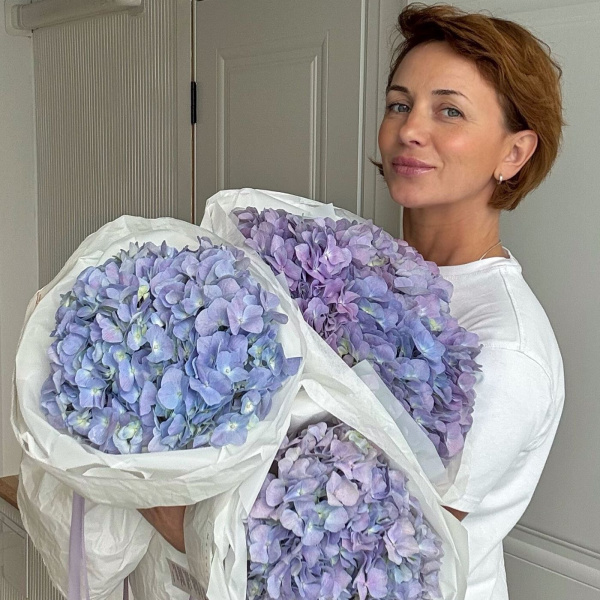 БУКЕТ ИЗ ГОРТЕНЗИЙ