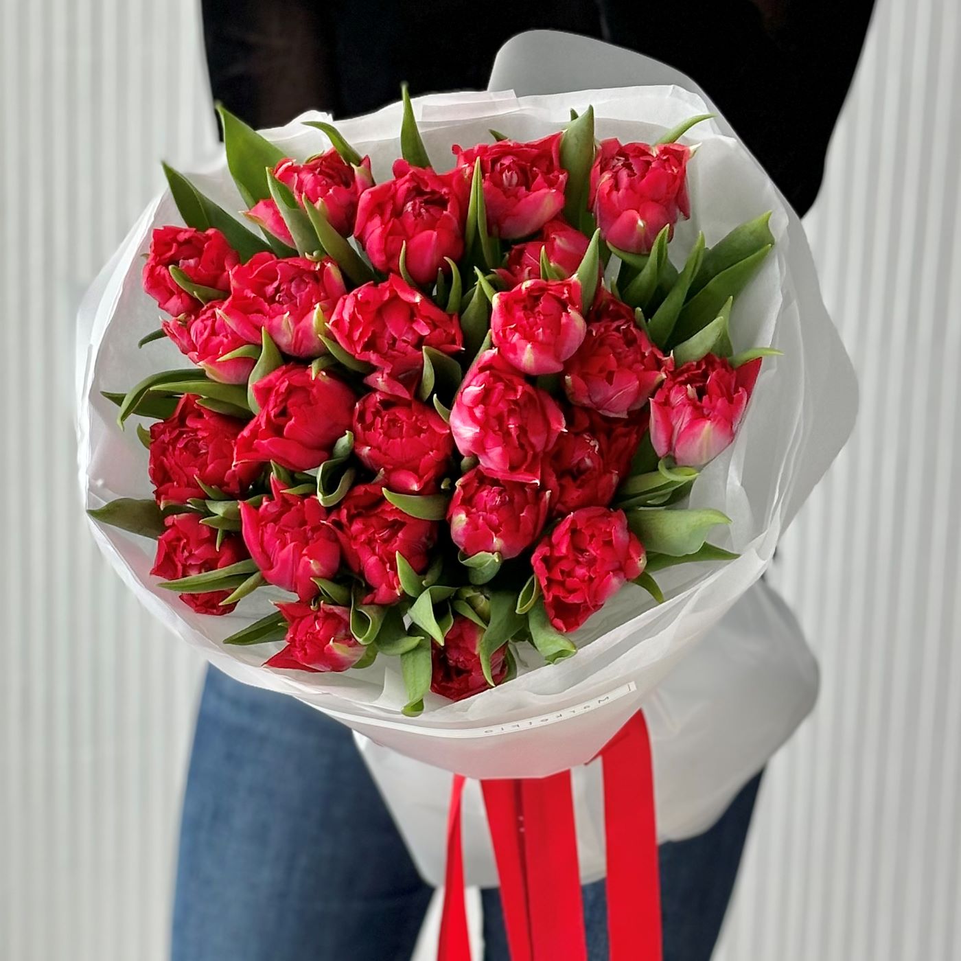 БУКЕТ ИЗ 25 ТЮЛЬПАНОВ