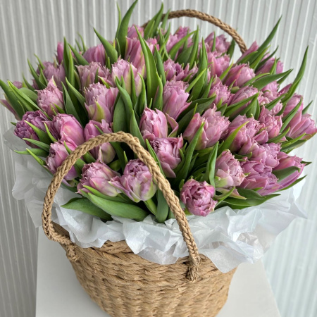 51 ПИОНОВИДНЫЙ ТЮЛЬПАН В ЛУКОШКЕ